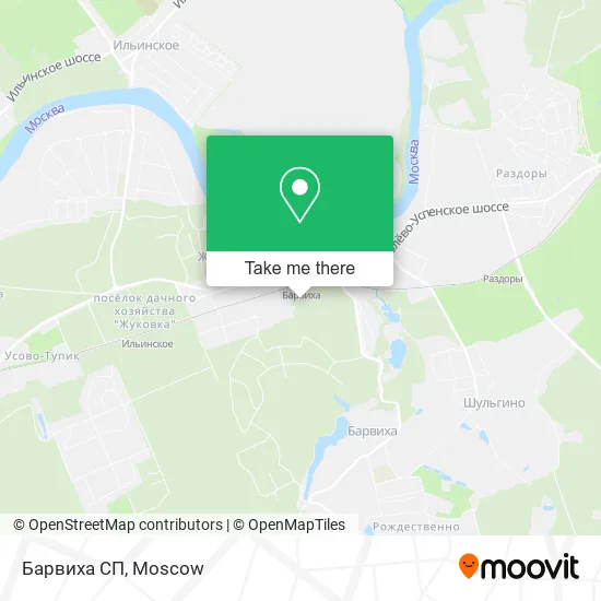 Барвиха СП map