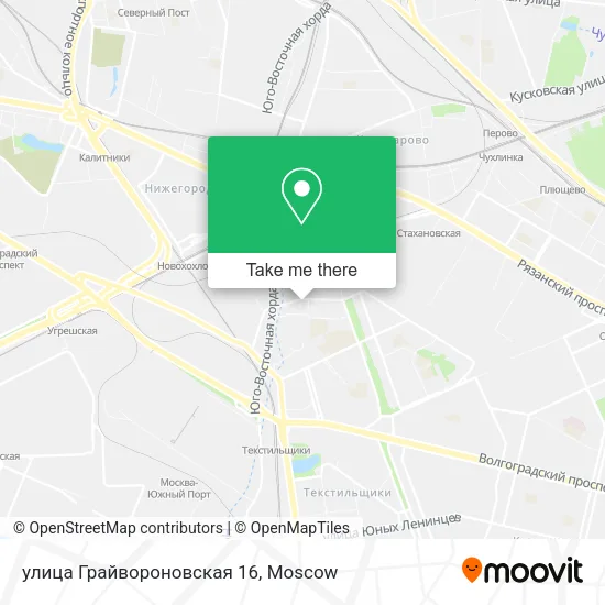 улица Грайвороновская 16 map