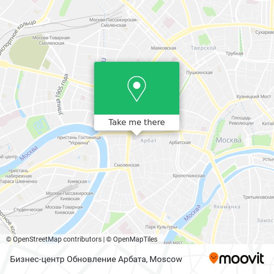 Бизнес-центр Обновление Арбата map