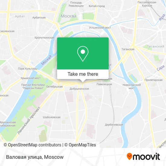 Валовая улица map