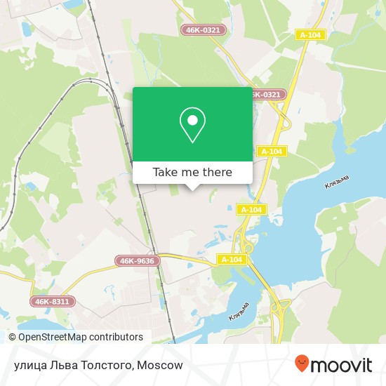 улица Льва Толстого map