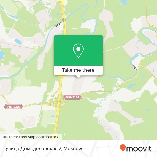 улица Домодедовская 2 map