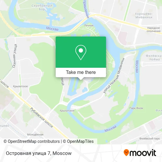 Островная улица 7 map