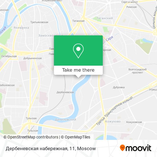 Дербеневская набережная, 11 map