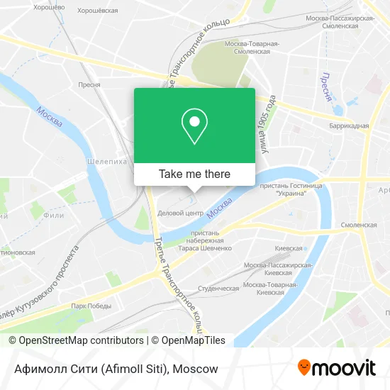 Афимолл Сити (Afimoll Siti) map