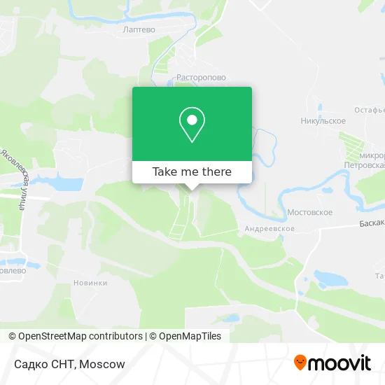 Садко СНТ map