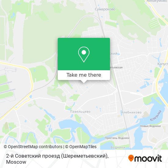 2-й Советский проезд (Шереметьевский) map