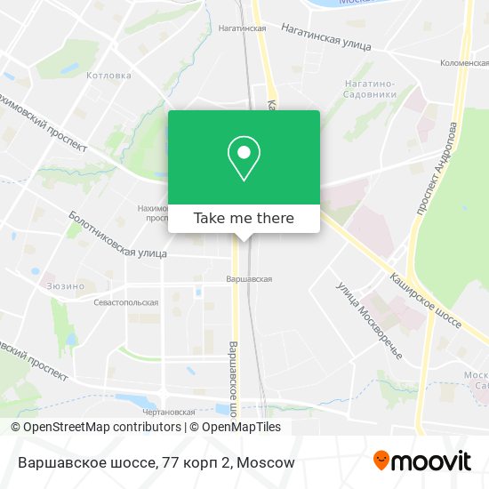 Варшавское шоссе, 77 корп 2 map