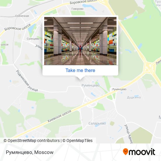Румянцево map