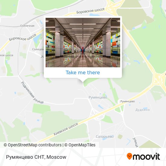 Румянцево СНТ map