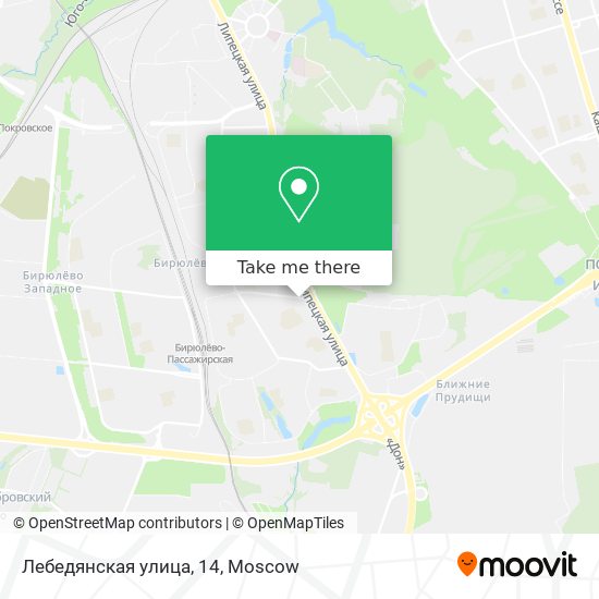 Лебедянская улица, 14 map