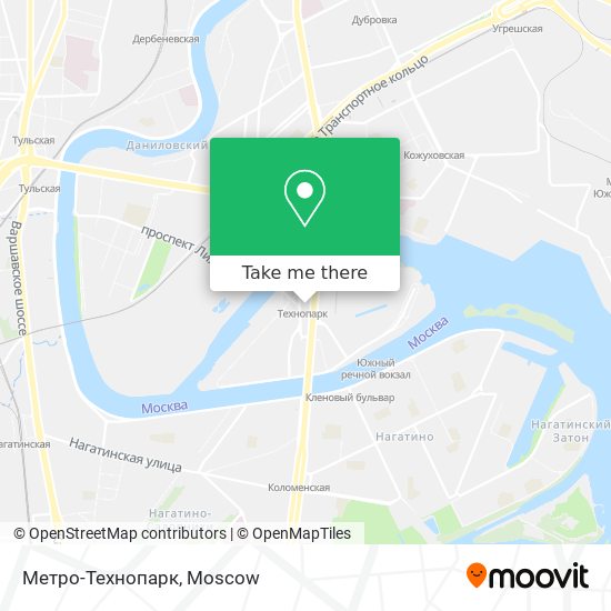 Метро-Технопарк map