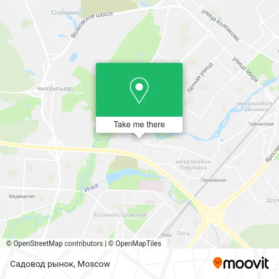 Садовод рынок map