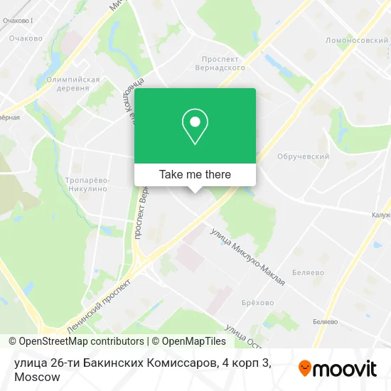 улица 26-ти Бакинских Комиссаров, 4 корп 3 map