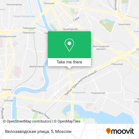 Велозаводская улица, 5 map