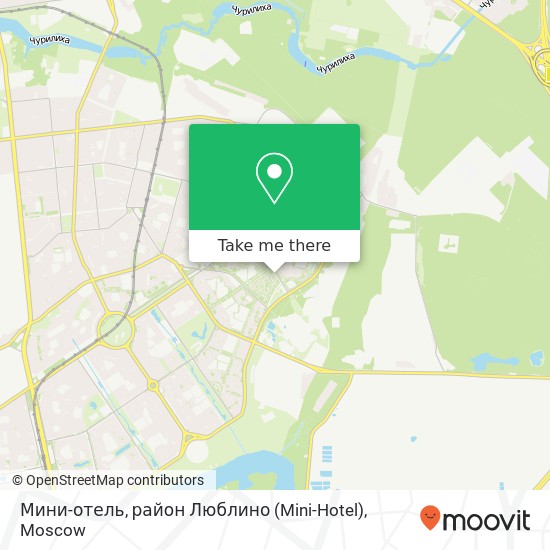 Мини-отель, район Люблино (Mini-Hotel) map