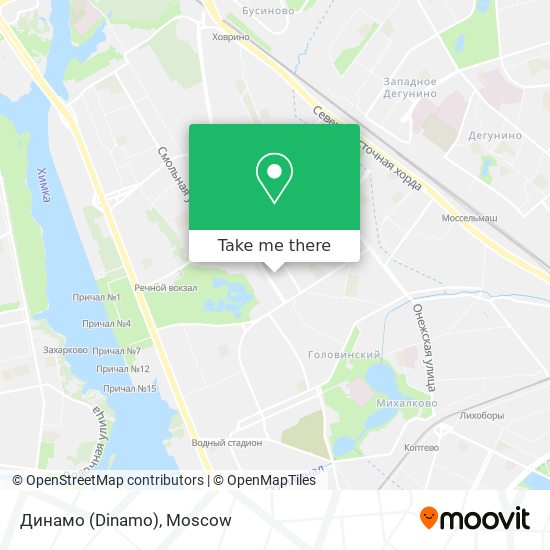 Динамо (Dinamo) map