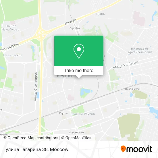 улица Гагарина 38 map