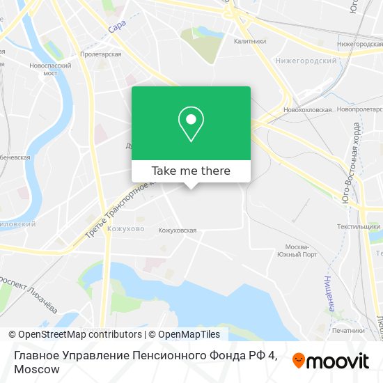 Главное Управление Пенсионного Фонда РФ 4 map