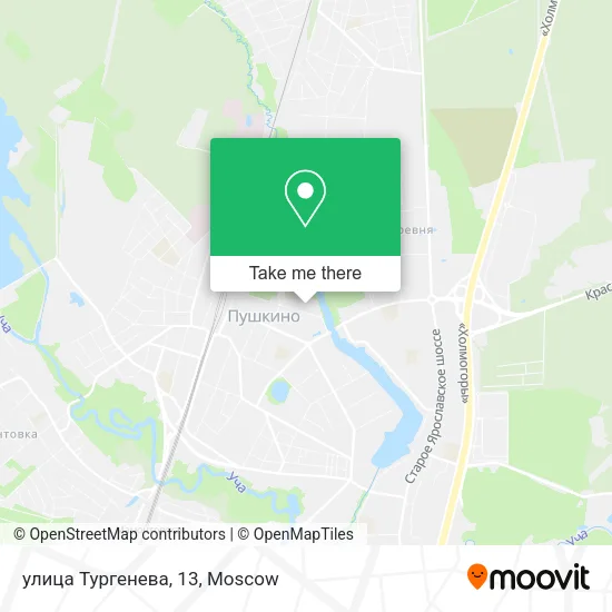 улица Тургенева, 13 map