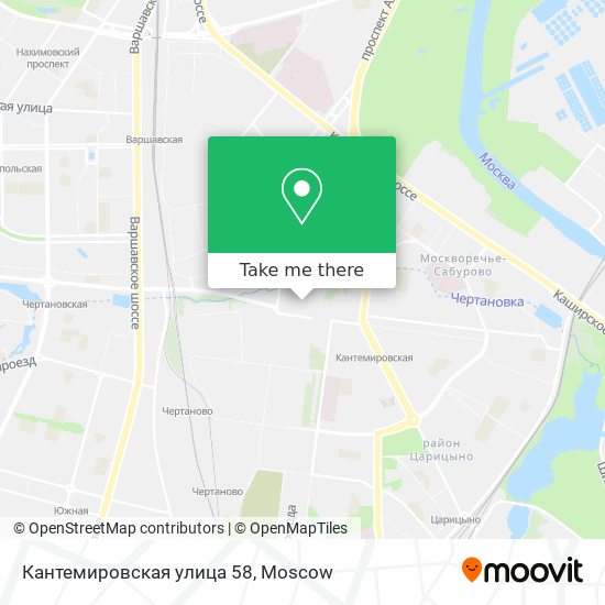 Кантемировская улица 58 map