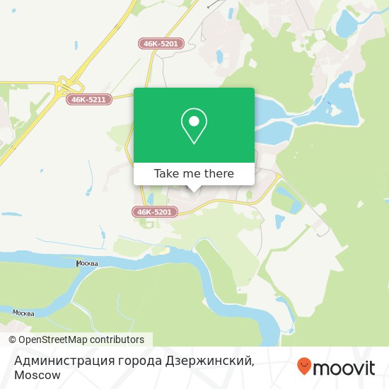 Администрация города Дзержинский map