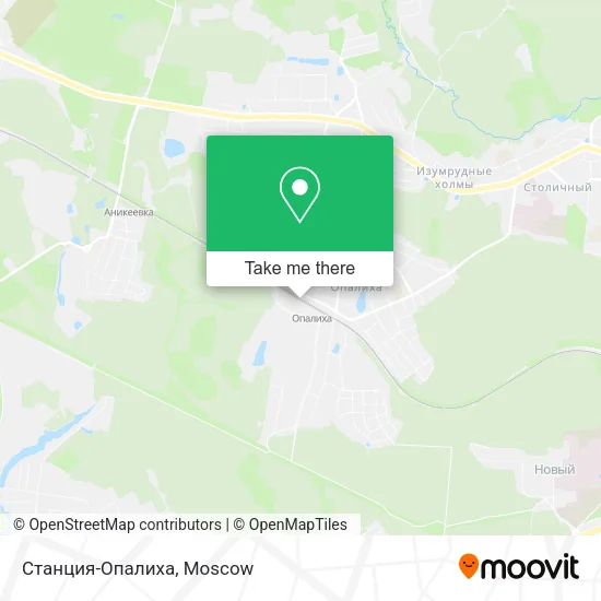 Станция-Опалиха map