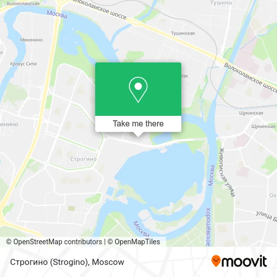 Строгино (Strogino) map