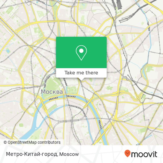 Метро-Китай-город map