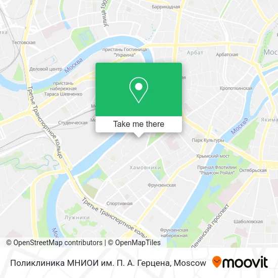 Поликлиника МНИОИ им. П. А. Герцена map