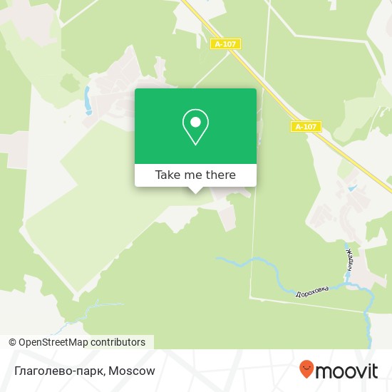Глаголево-парк map