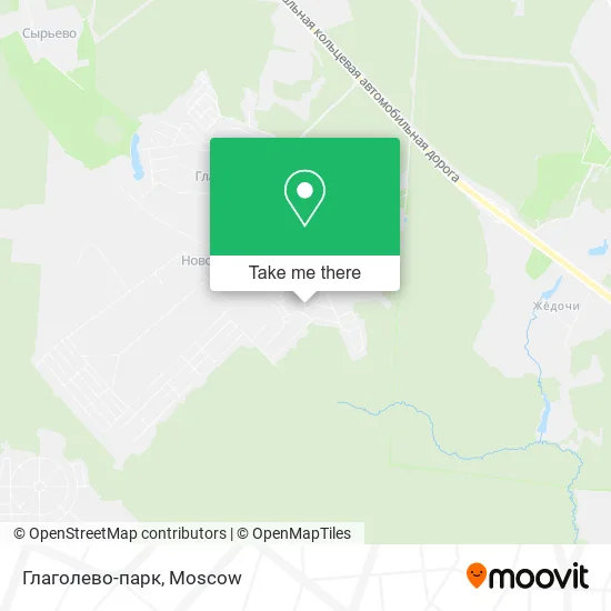 Глаголево-парк map