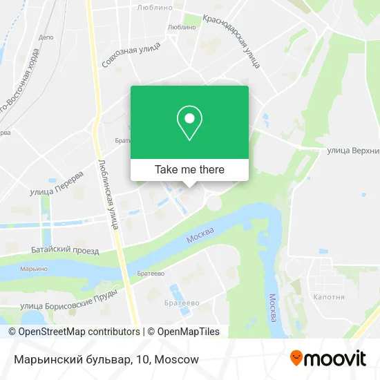 Марьинский бульвар, 10 map
