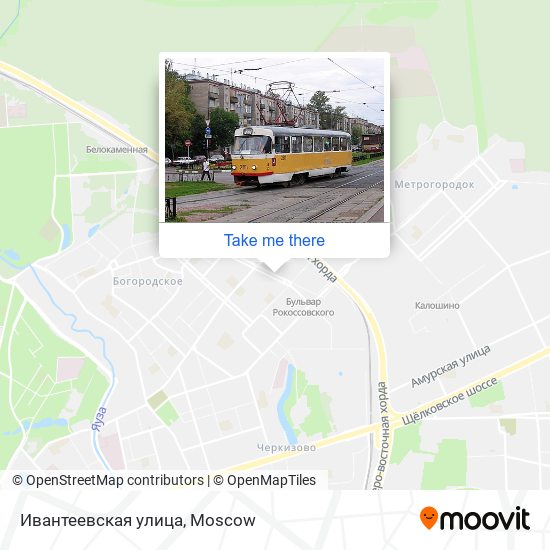 Ивантеевская улица map