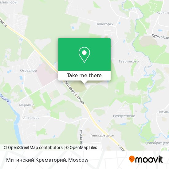 Митинский Крематорий map