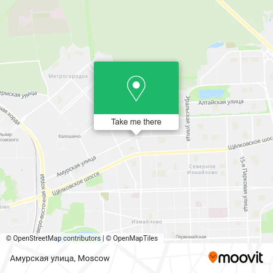 Амурская улица map