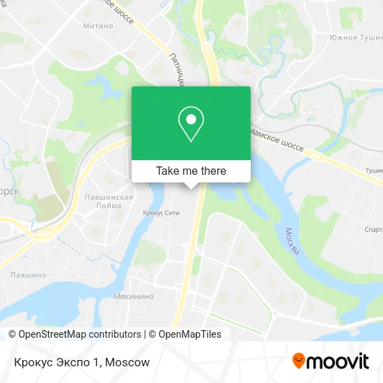 Крокус Экспо 1 map