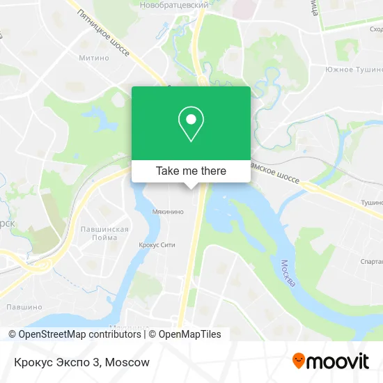 Крокус Экспо 3 map