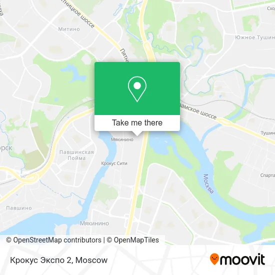 Крокус Экспо 2 map