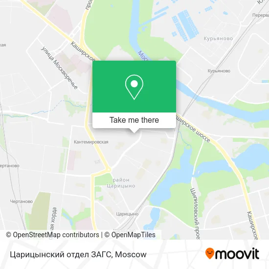 Царицынский отдел ЗАГС map
