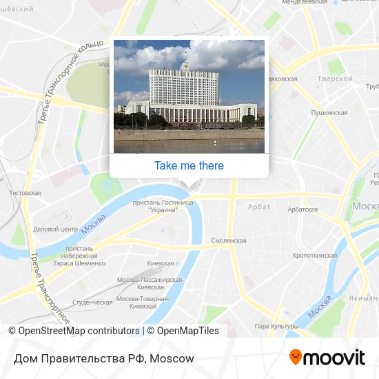Дом Правительства РФ map