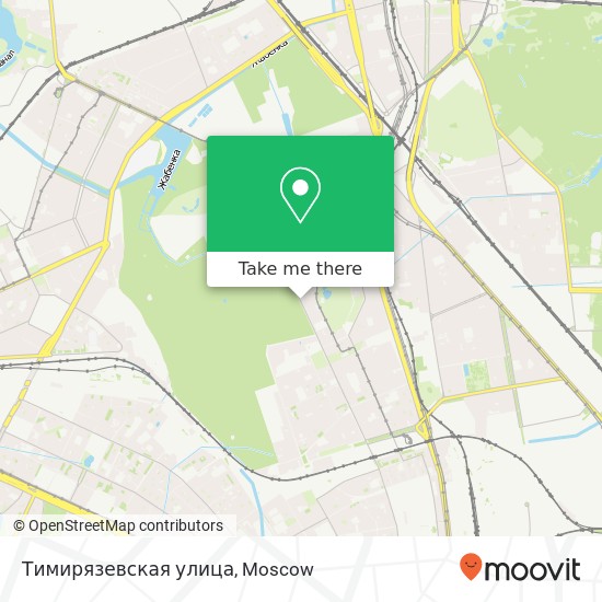 Тимирязевская улица map