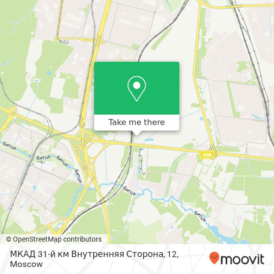 МКАД 31-й км Внутренняя Сторона, 12 map