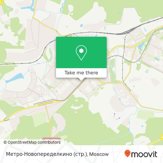 Метро-Новопеределкино (стр.) map