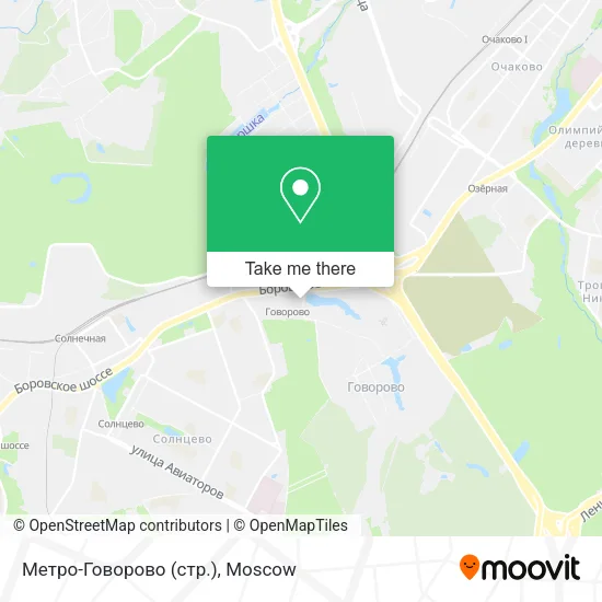 Метро-Говорово (стр.) map
