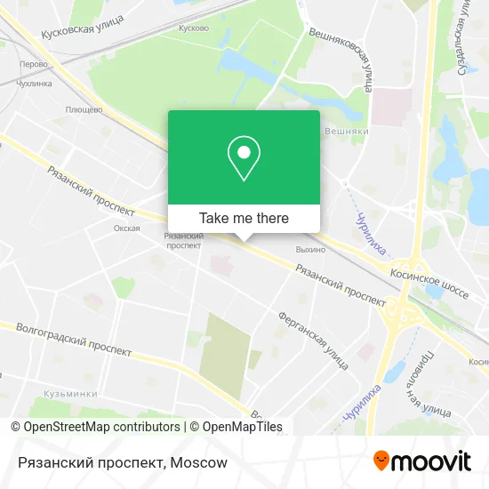 Рязанский проспект map