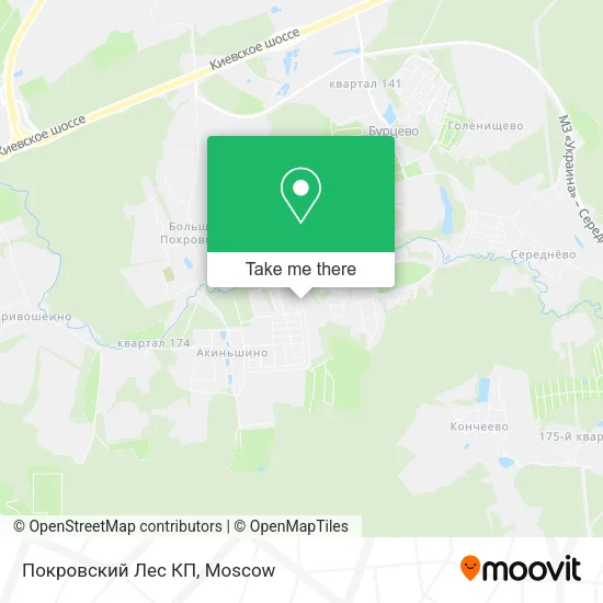 Покровский Лес КП map
