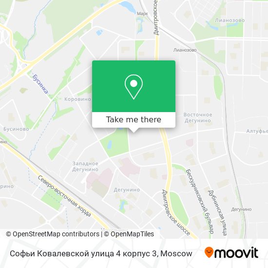 Софьи Ковалевской улица 4 корпус 3 map