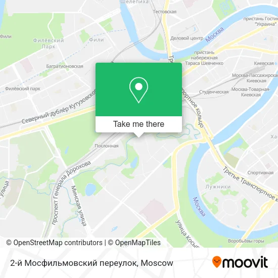 2-й Мосфильмовский переулок map