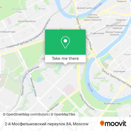 2-й Мосфильмовский переулок 8А map